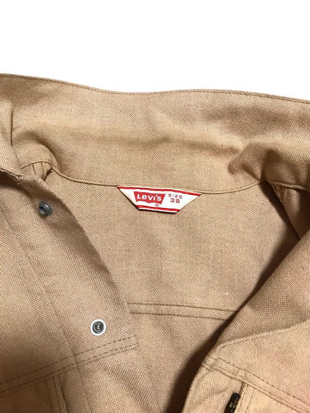 Levi's Vintage 70S Levis Staple Jacket 38 Beige M… - image 9