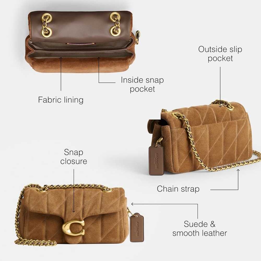 Coach Tabby suede Cedar/brown - image 4