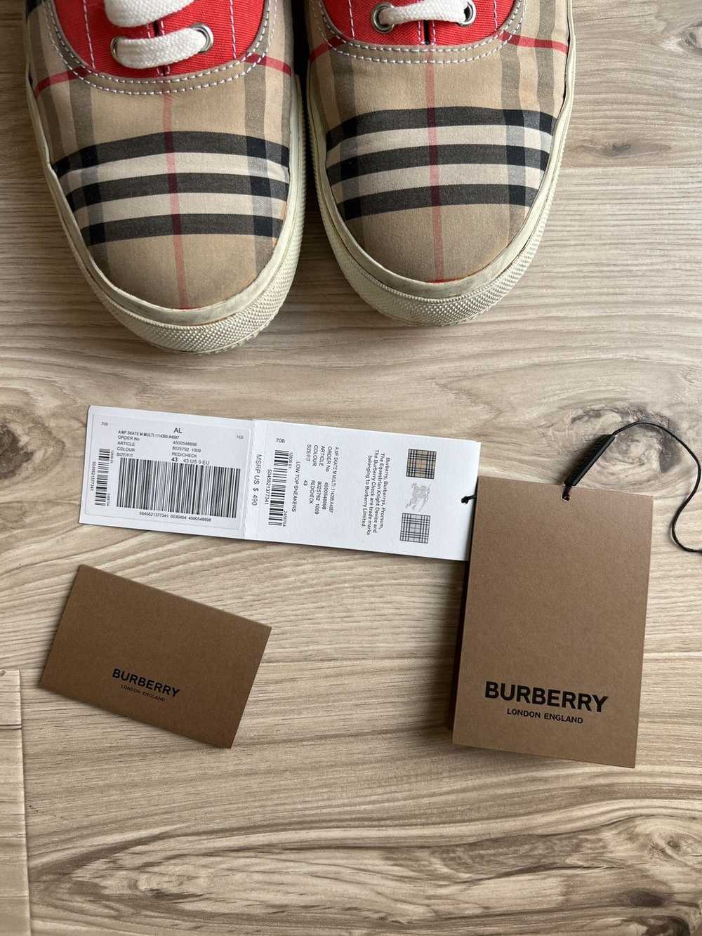 Burberry Burberry Low Top Skate Sneakers - image 11