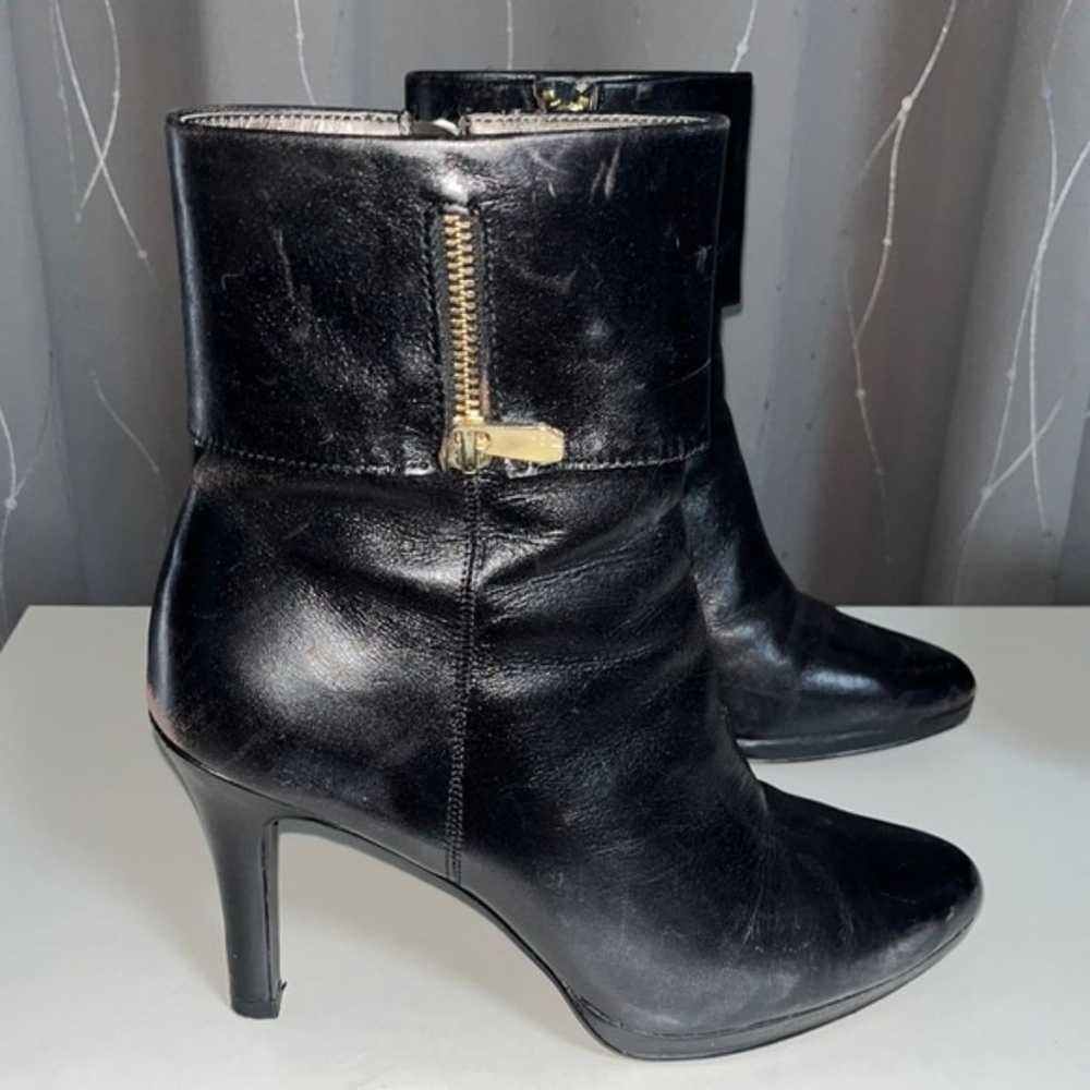 Tahari | Gabe Zipper Leather Bootie - image 3