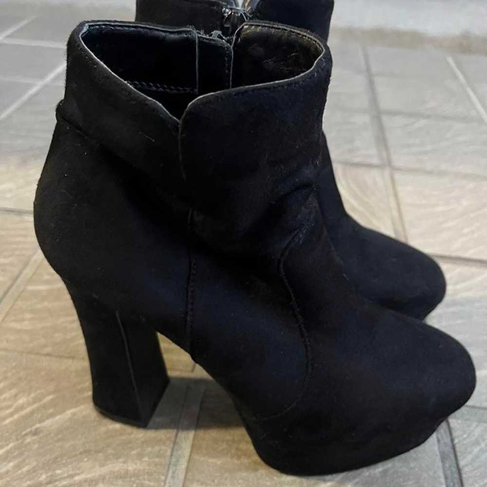 R&E Suede Booties - image 4