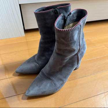 PELLICO Suede Pointed Toe Booties