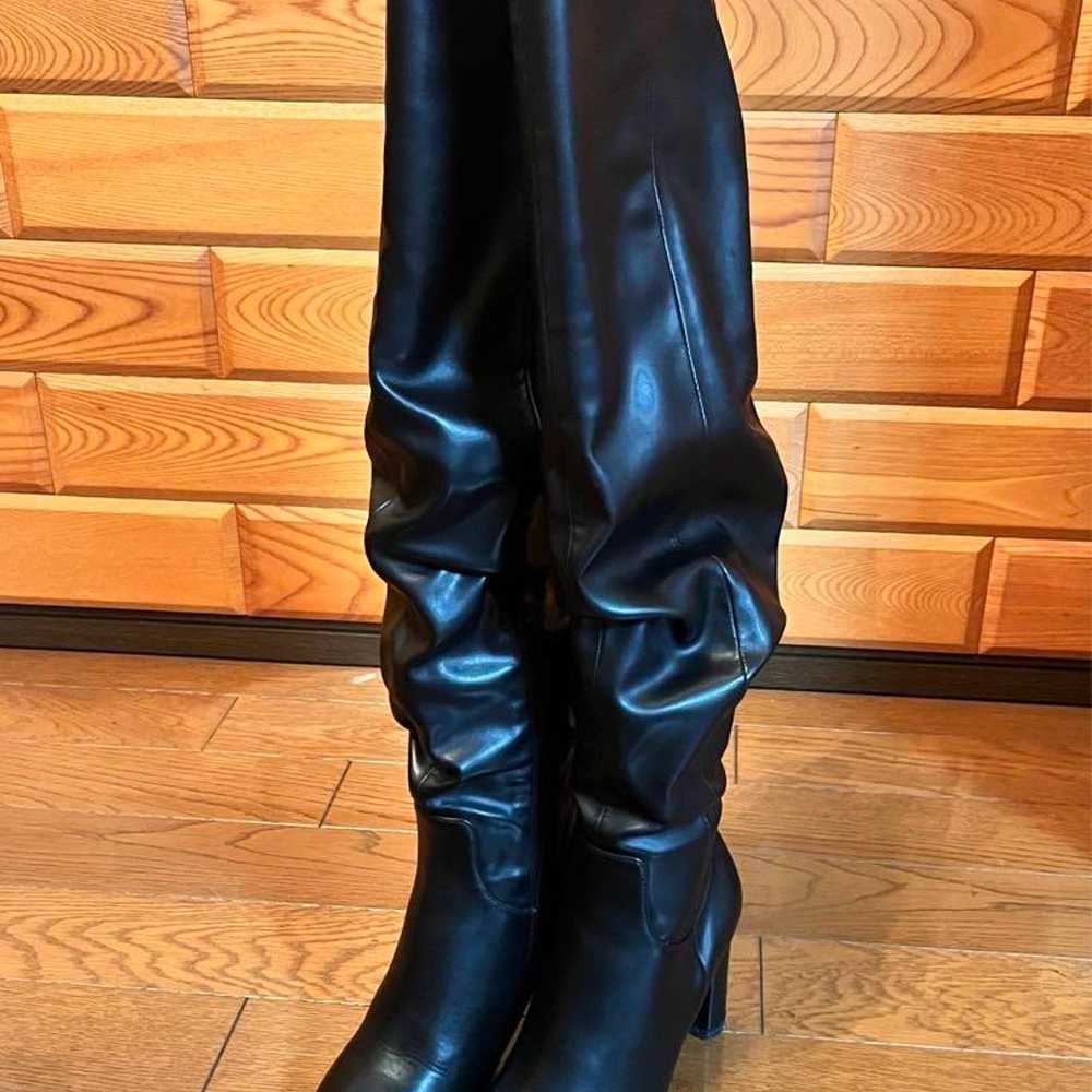 RANDA Knee-High Boots Black S 22.5 - image 2