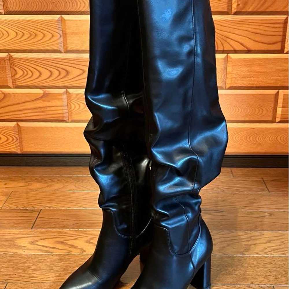 RANDA Knee-High Boots Black S 22.5 - image 3