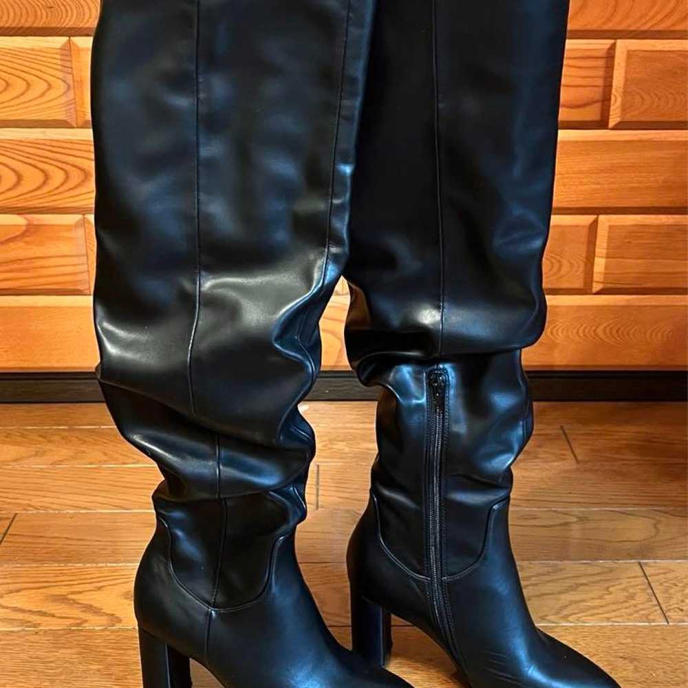 RANDA Knee-High Boots Black S 22.5 - image 5