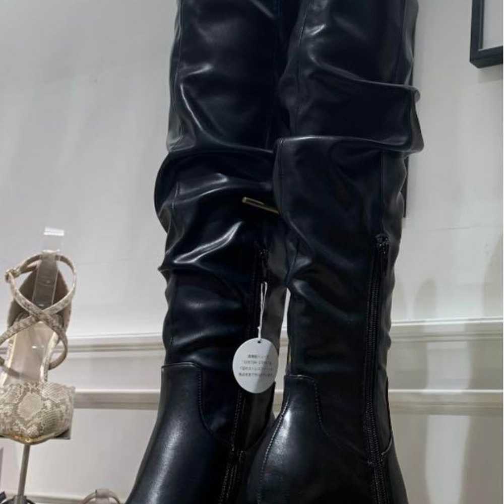 RANDA Knee-High Boots Black S 22.5 - image 9