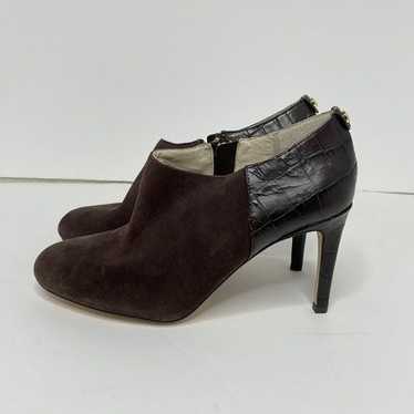 Michael Kors Heeled Booties sz 8 Brown - image 1