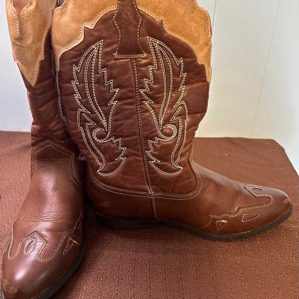 Rodeo Ropers cowboy boots women size 5 - image 1