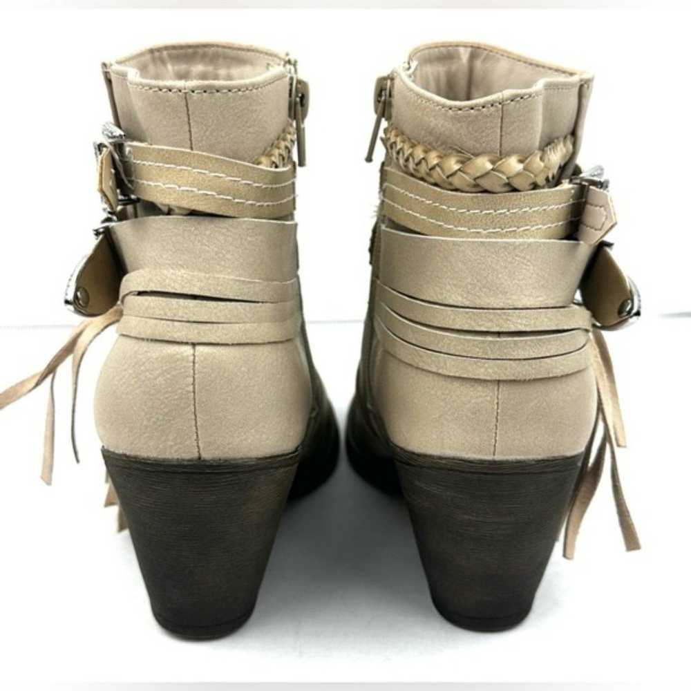 Jellypop Women's Ankle Booties Sz 7 Color Bone - image 7