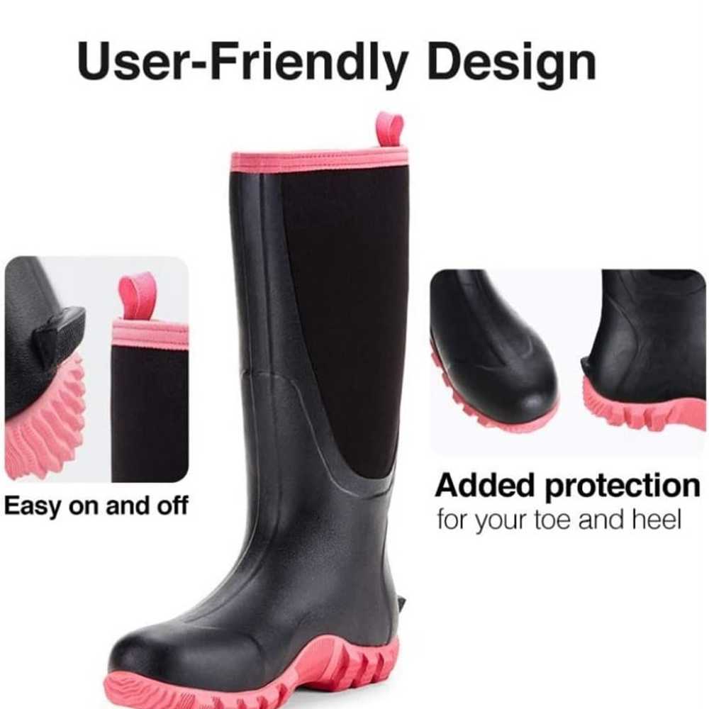 TIDEWE Rubber Boots Women Multi-Season Waterproof… - image 6