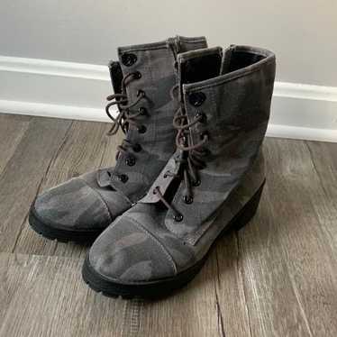 Madden Girl Emma Combat Boots Lace Up Boots Bootie