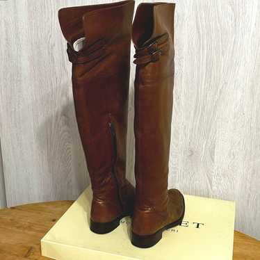 【Excellent Condition】SAYA Brown Leather Long Boots