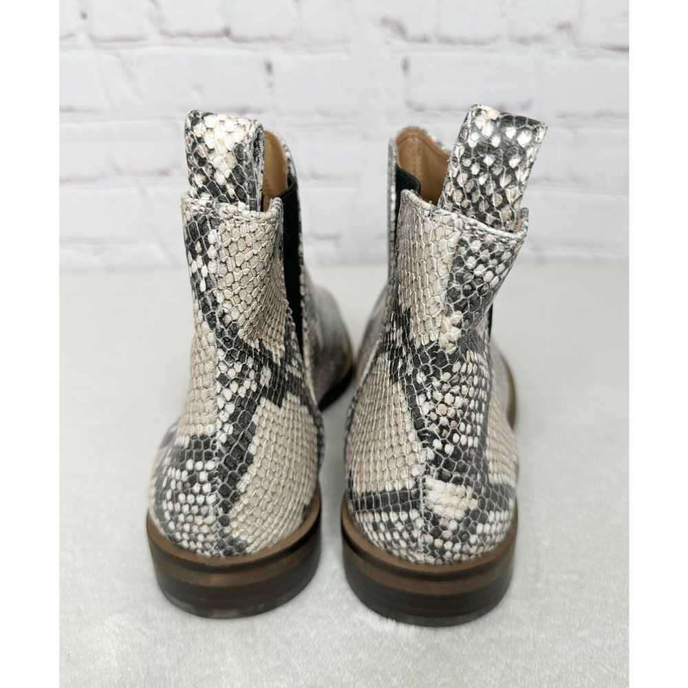 Lucky Brand Haylia Chelsea Boot Gray Black Snake … - image 5