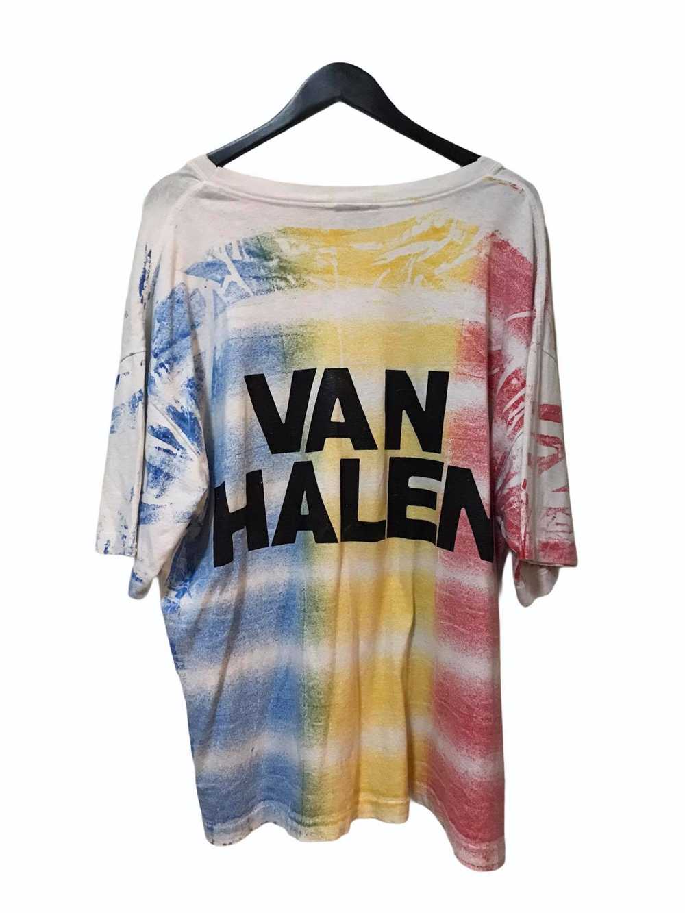 Band Tees Vintage Van halen all over print 90s - image 2