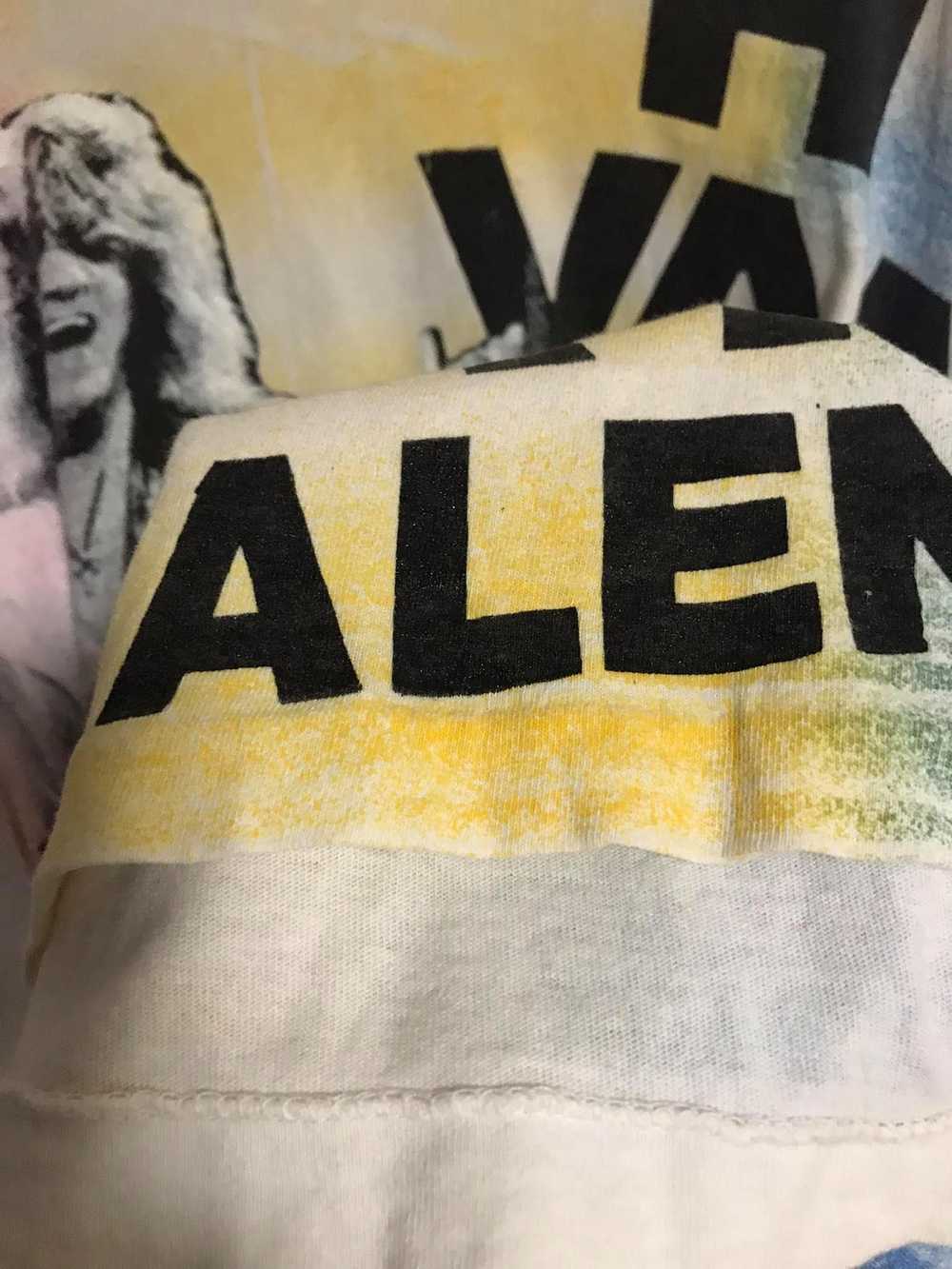 Band Tees Vintage Van halen all over print 90s - image 4