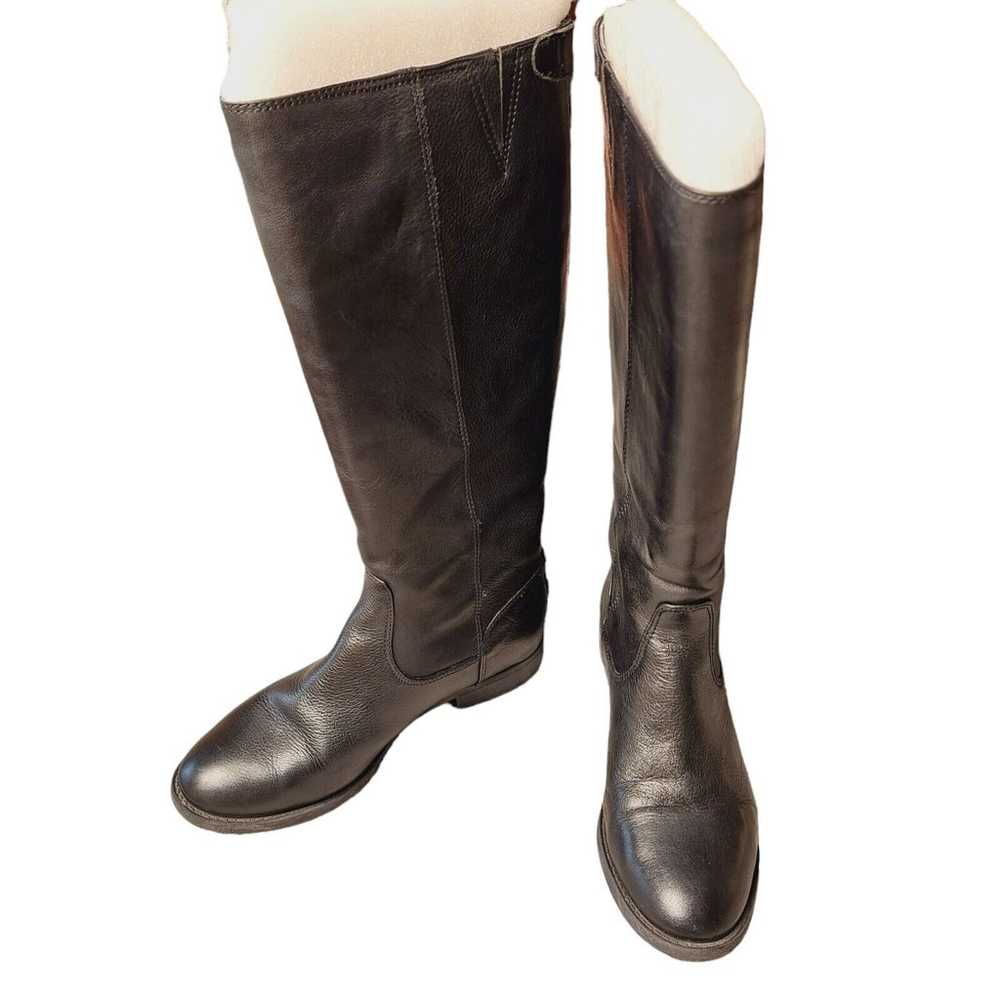 ARTURO CHIANG BLACK RIDING BOOTS WOMENS SIZE 7M L… - image 2