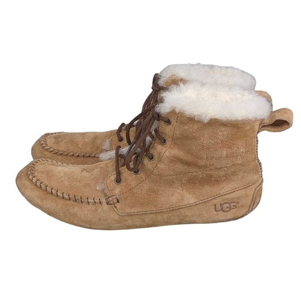 UGG Women’s Chickaree Brown Suede Shearling Lined… - image 6