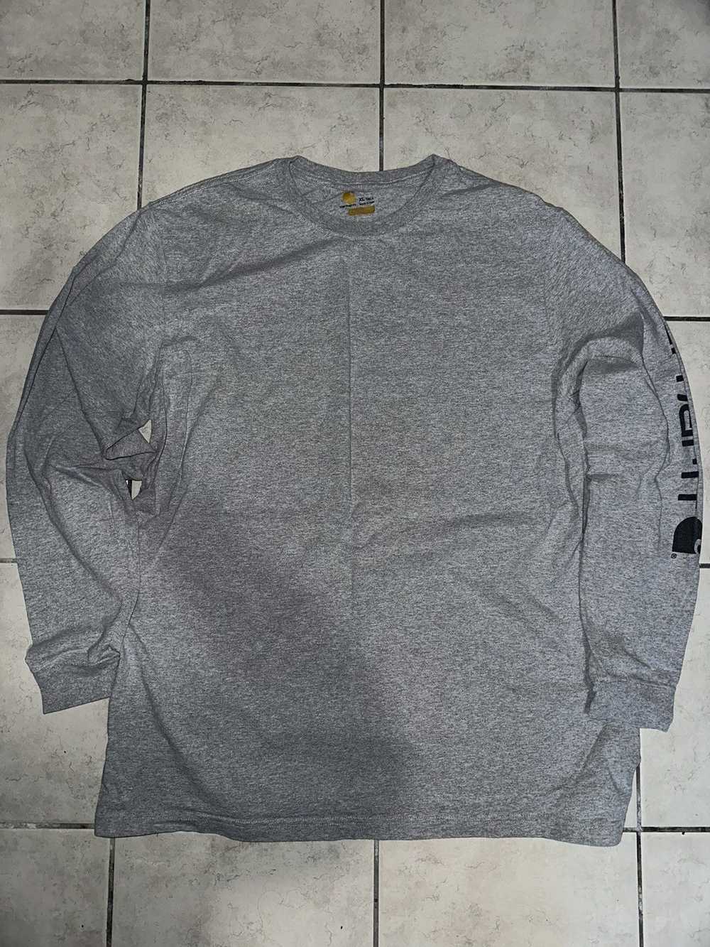 Carhartt × Vintage Carhartt Grey long sleeve - image 1