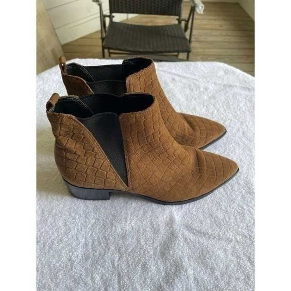 Marc Fisher Brown Ankle Boots size 7 - image 8