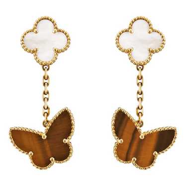 Van Cleef & Arpels Lucky Alhambra yellow gold ear… - image 1