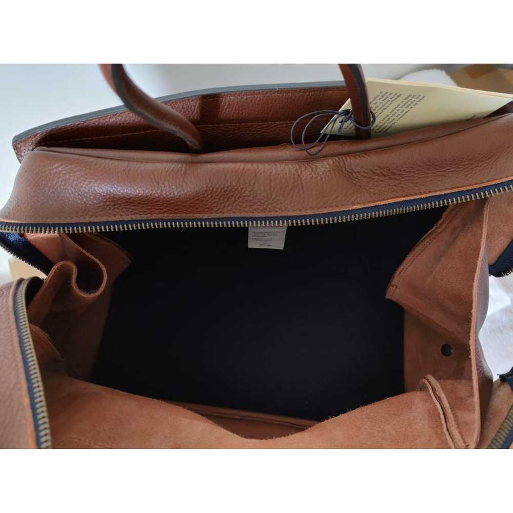 Bleu De Chauffe Leather travel bag - image 6