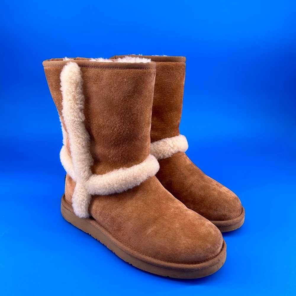 UGG Carter Suede Sheepskin Mid Calf Boots - image 10