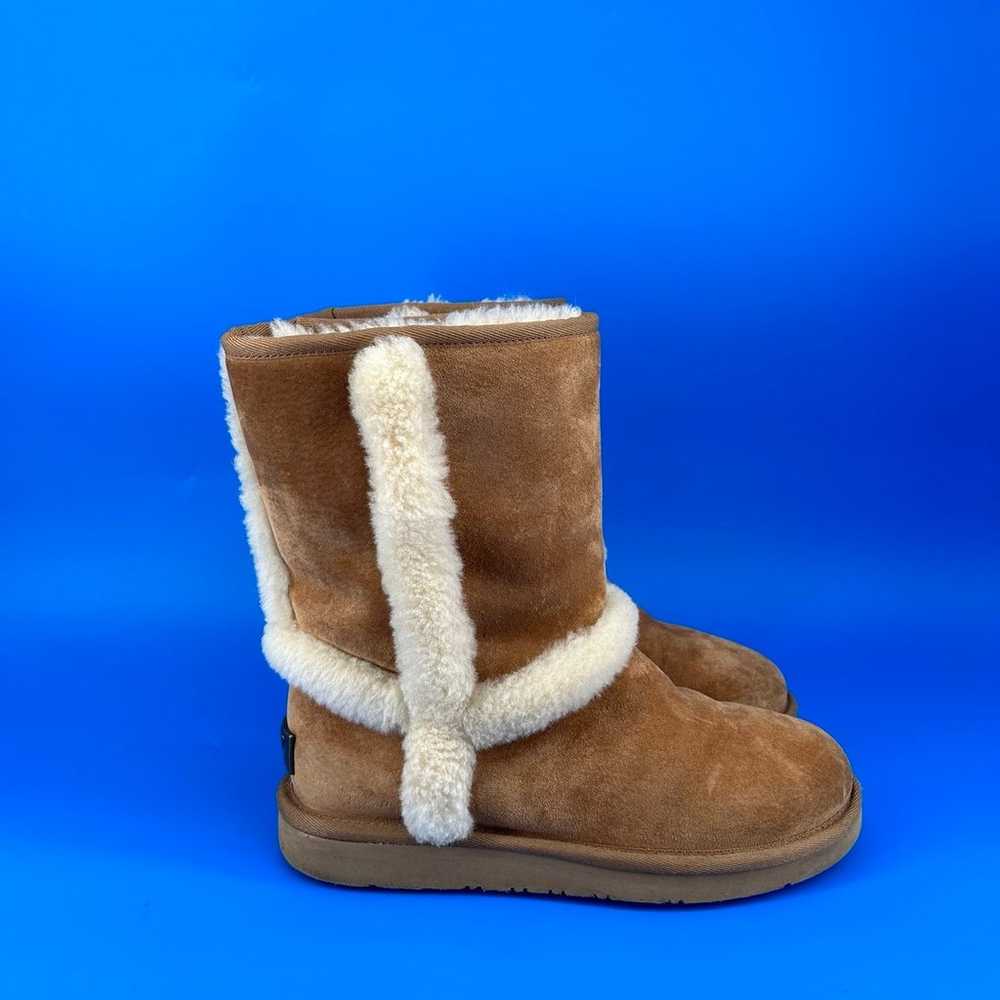 UGG Carter Suede Sheepskin Mid Calf Boots - image 1