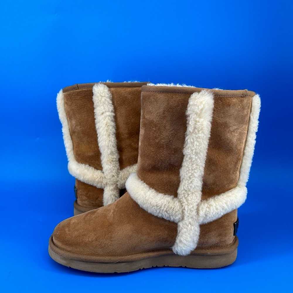 UGG Carter Suede Sheepskin Mid Calf Boots - image 2