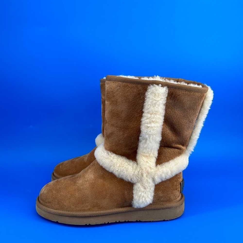 UGG Carter Suede Sheepskin Mid Calf Boots - image 3