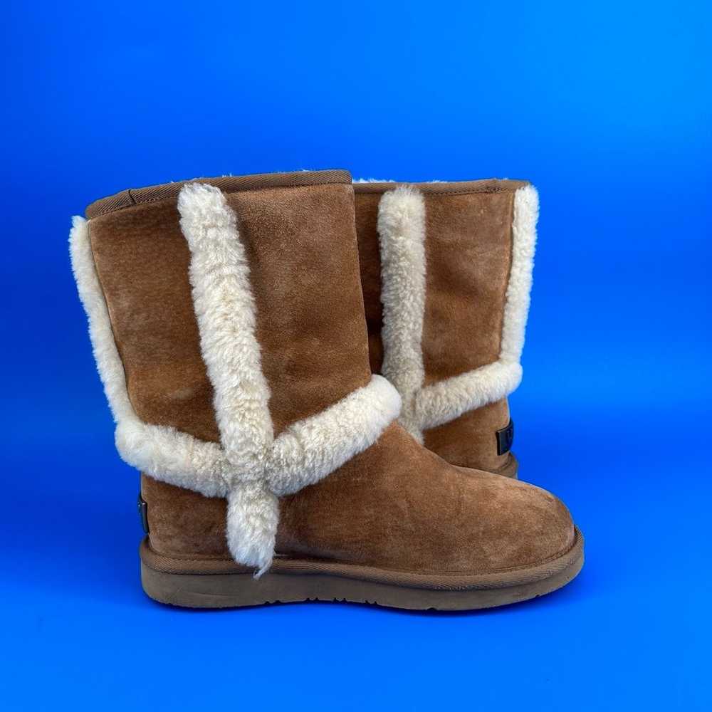 UGG Carter Suede Sheepskin Mid Calf Boots - image 4