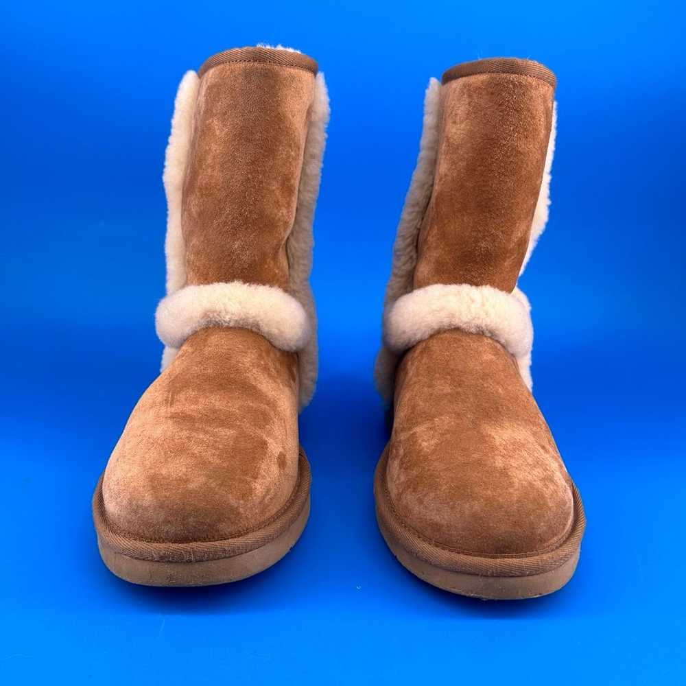 UGG Carter Suede Sheepskin Mid Calf Boots - image 6