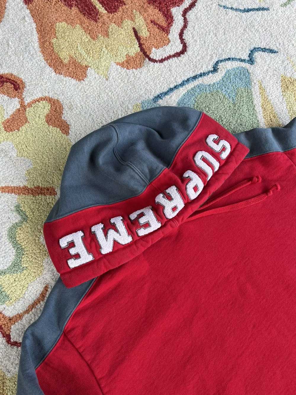 Supreme Supreme Paneled Hoodie FW18 Red - image 3