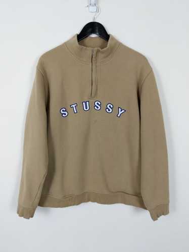 Stussy × Vintage Stussy Spellout Quarter Zip Sweat