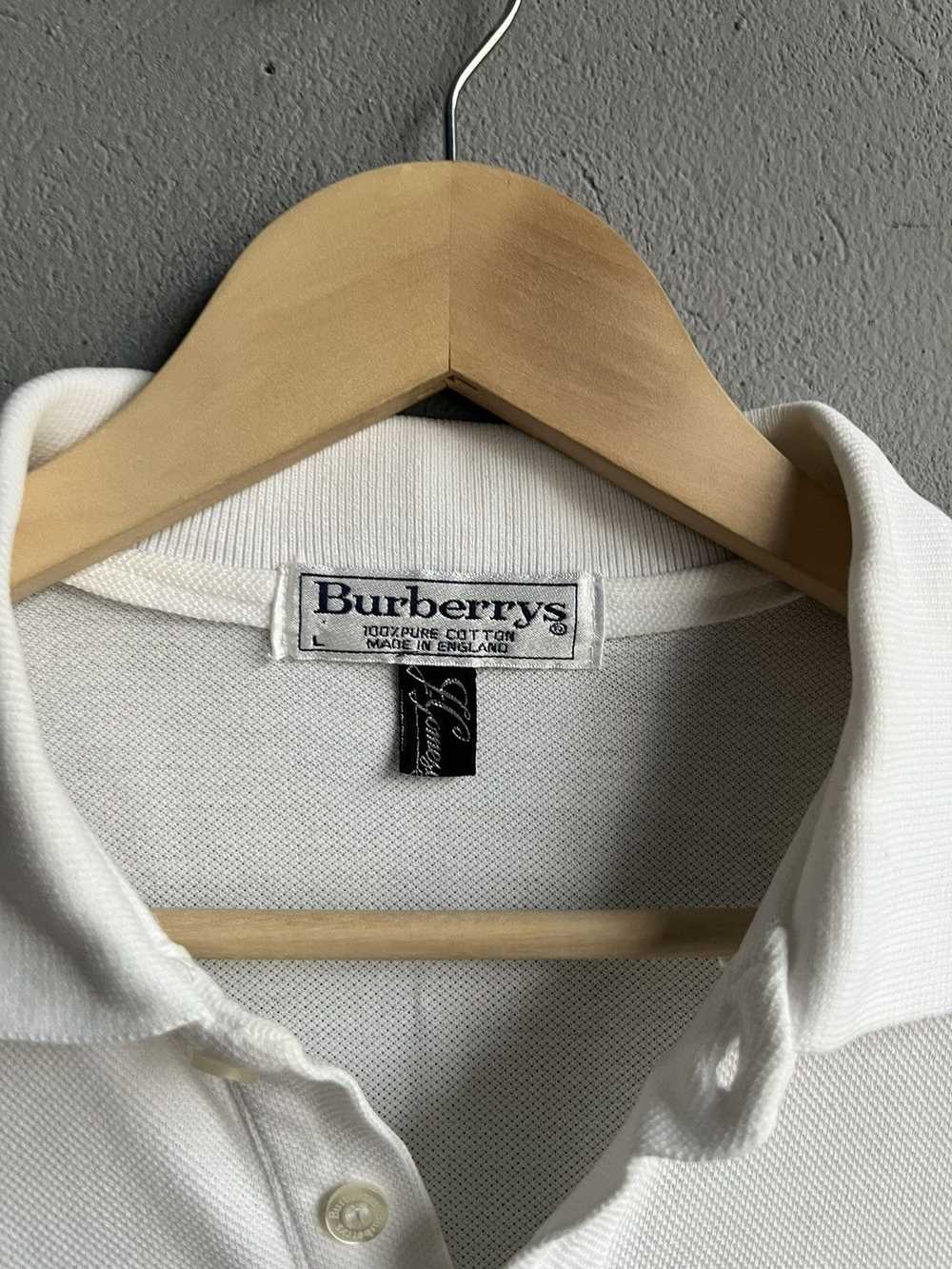 Burberry × Luxury × Vintage Vintage Burberrys Whi… - image 3