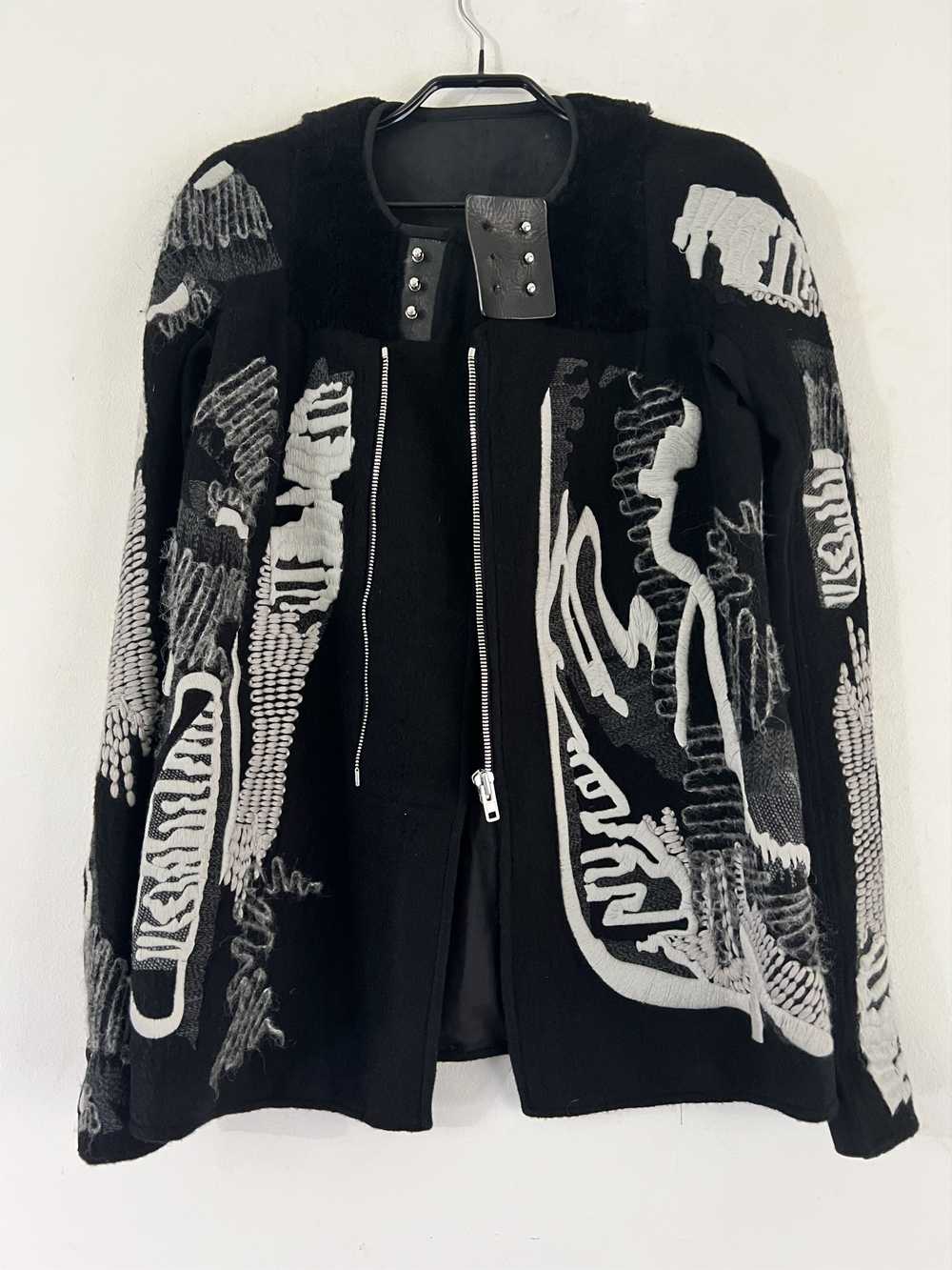 Rick Owens Runway MOODY FW14 Cashmere Embroidered - image 12