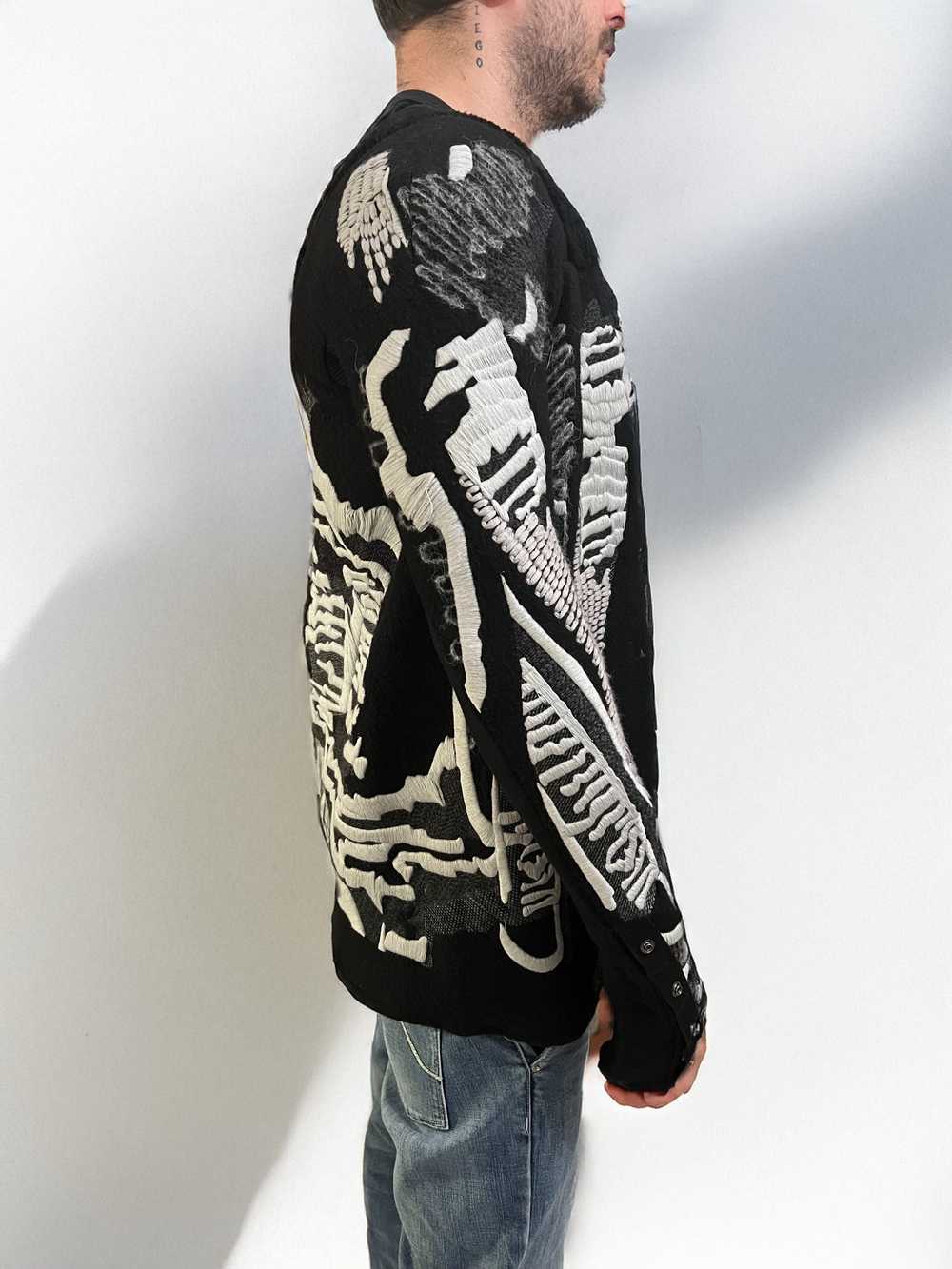 Rick Owens Runway MOODY FW14 Cashmere Embroidered - image 2