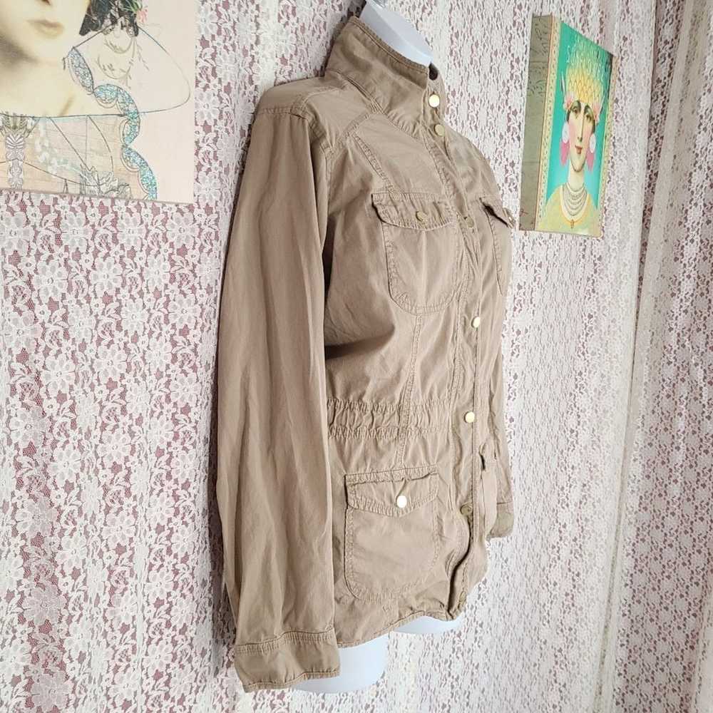 St. Johns Bay St John's Bay Tan Cargo Jacket Size… - image 2