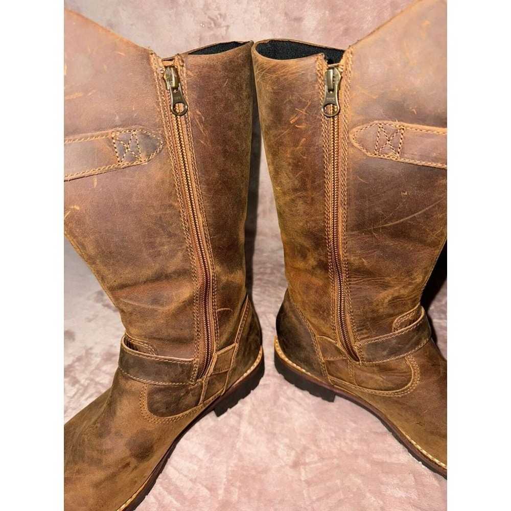 Patagonia Thatcher Brown Leather Riding Boots Wom… - image 5