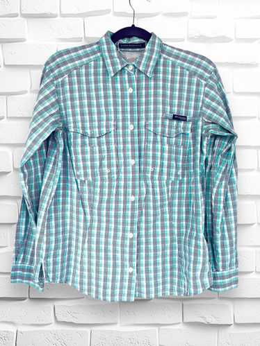 Columbia × Vintage Columbia PFG Women's Teal Plaid