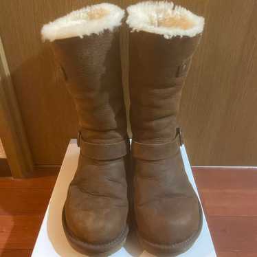 UGG Brown Sheepskin Boots Leather