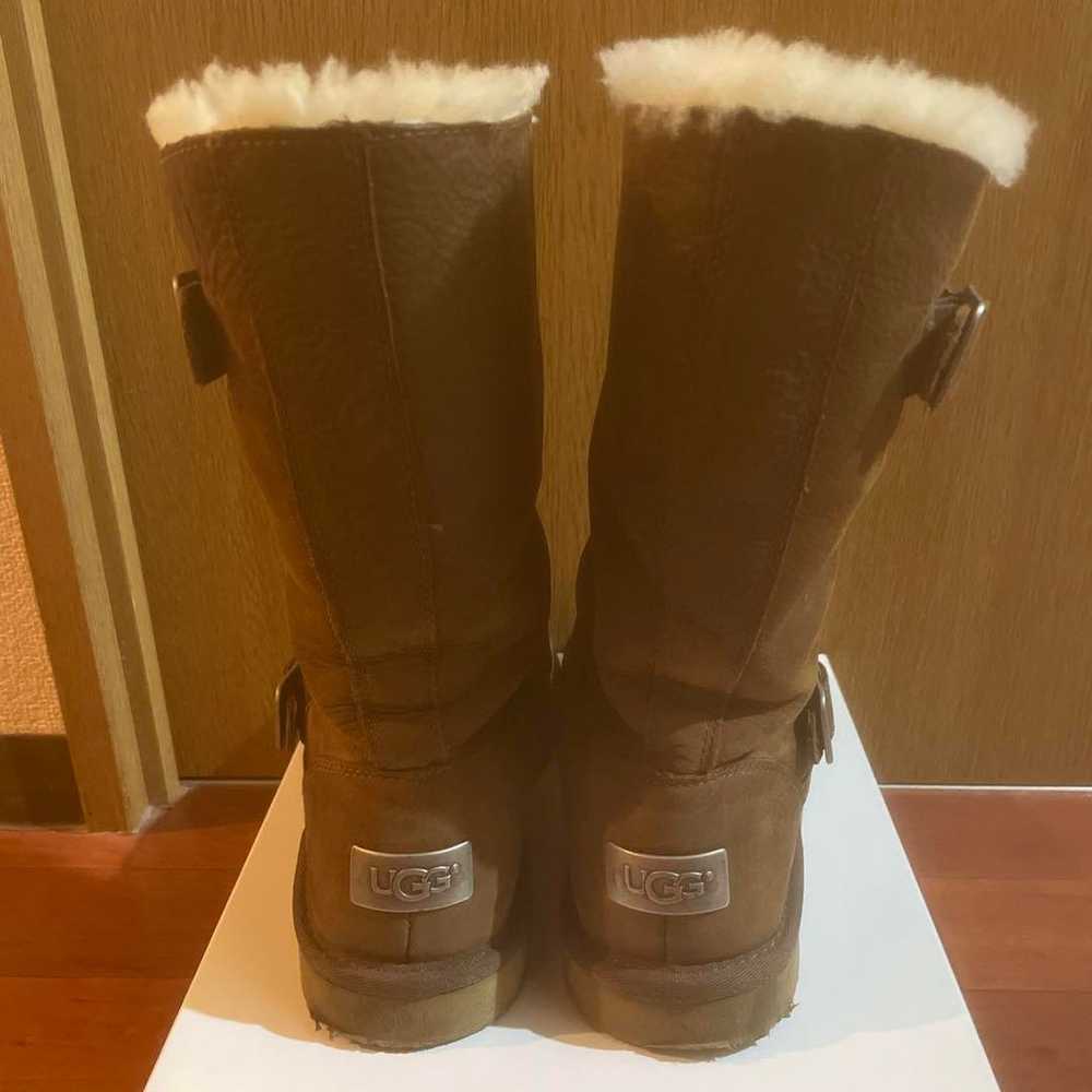 UGG Brown Sheepskin Boots Leather - image 4