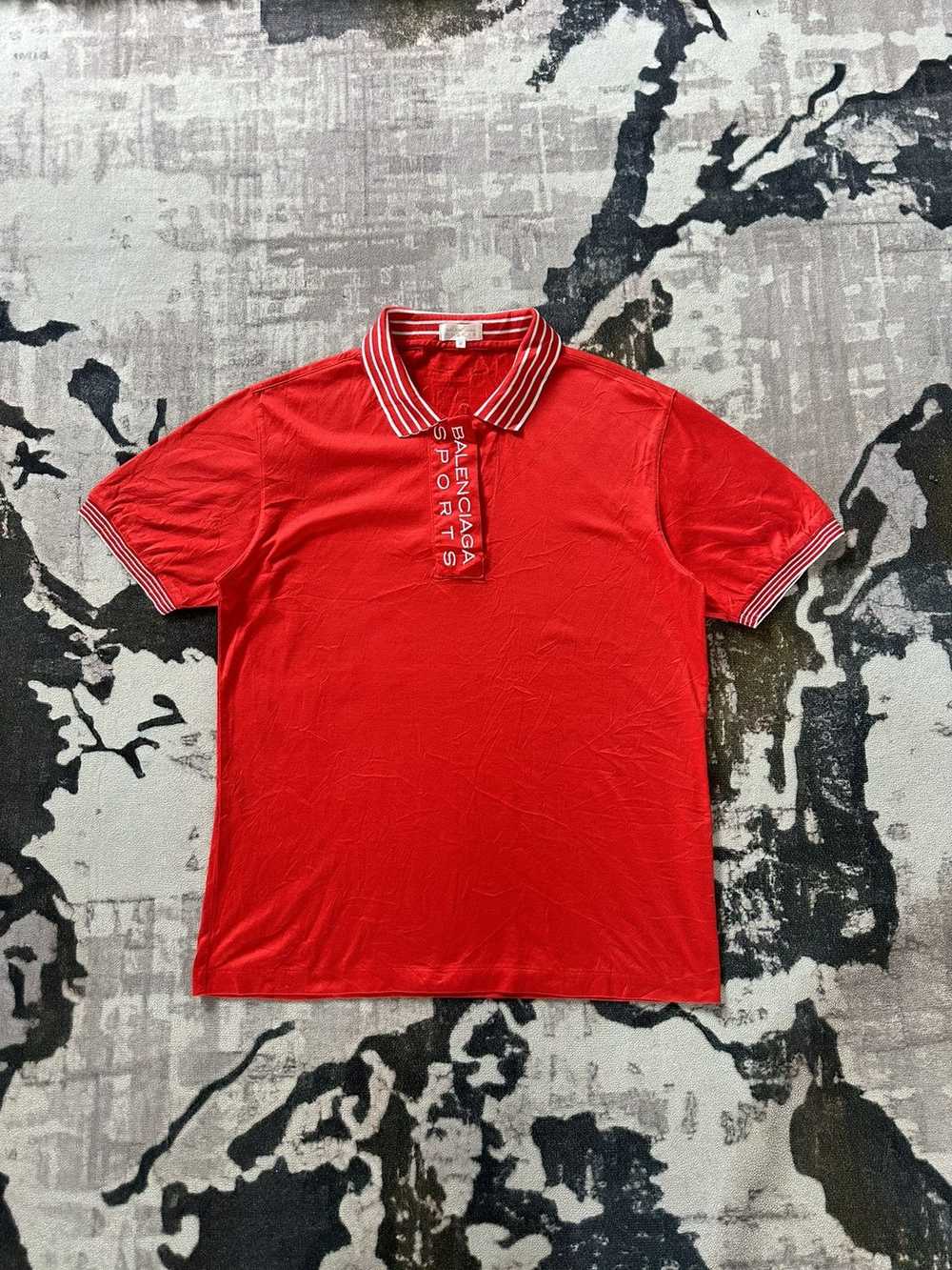 Balenciaga 1990s Balenciaga Sport polo tee - image 1