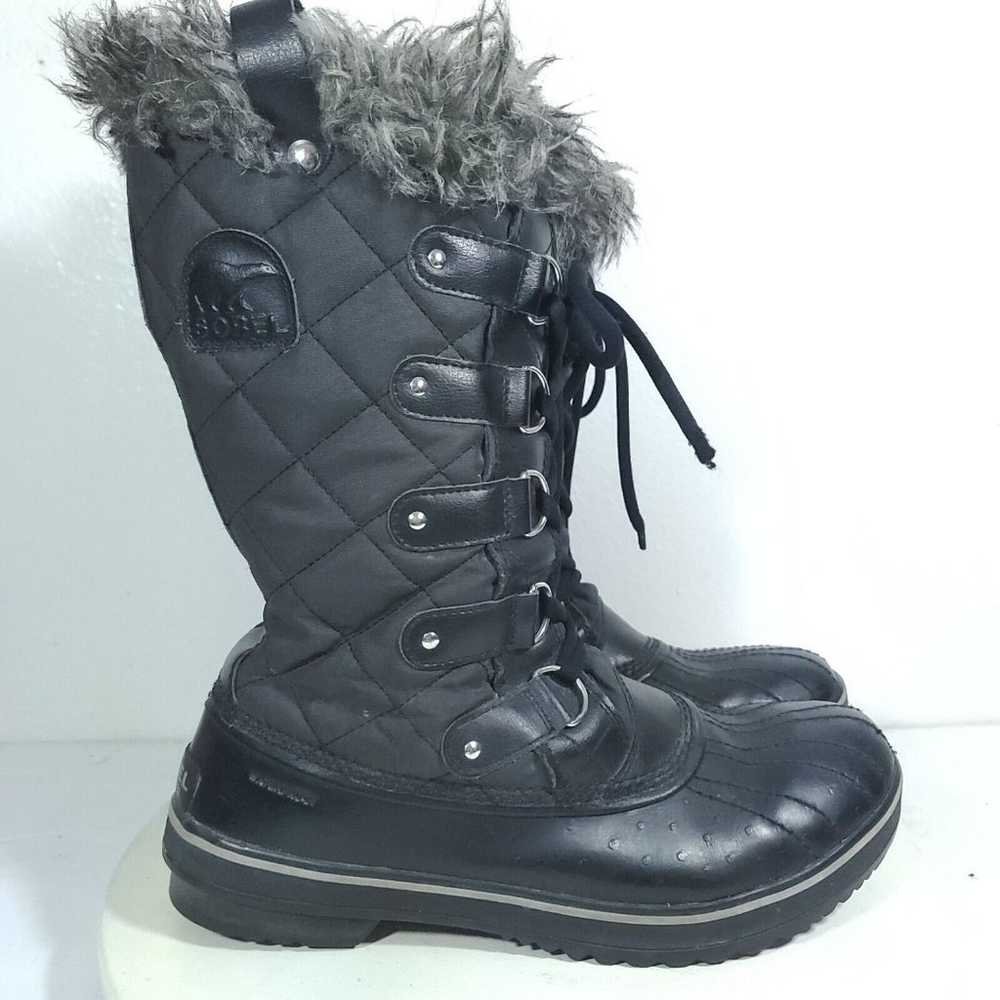 SOREL Tofino II Black Faux Fux-lined Waterproof W… - image 2