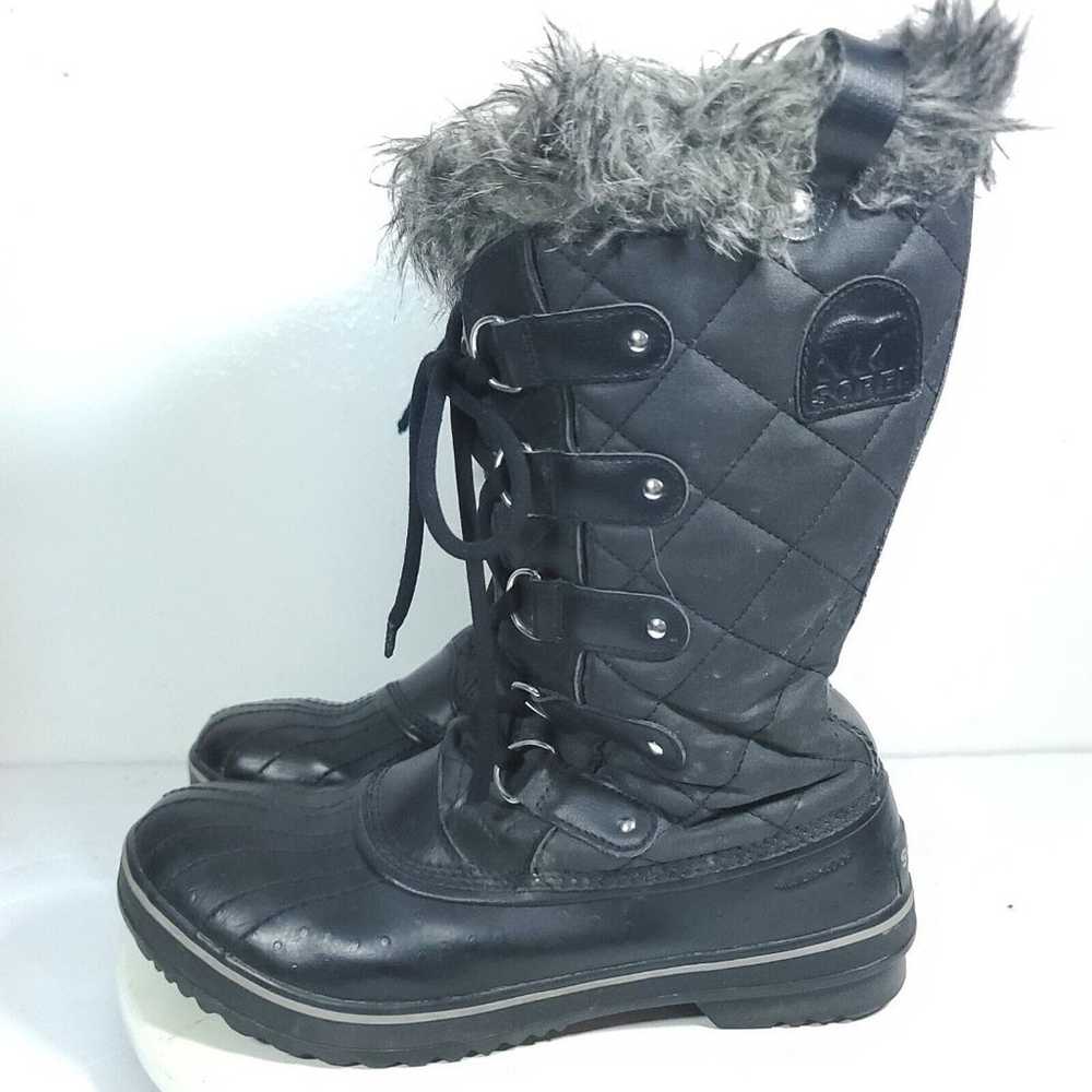 SOREL Tofino II Black Faux Fux-lined Waterproof W… - image 3