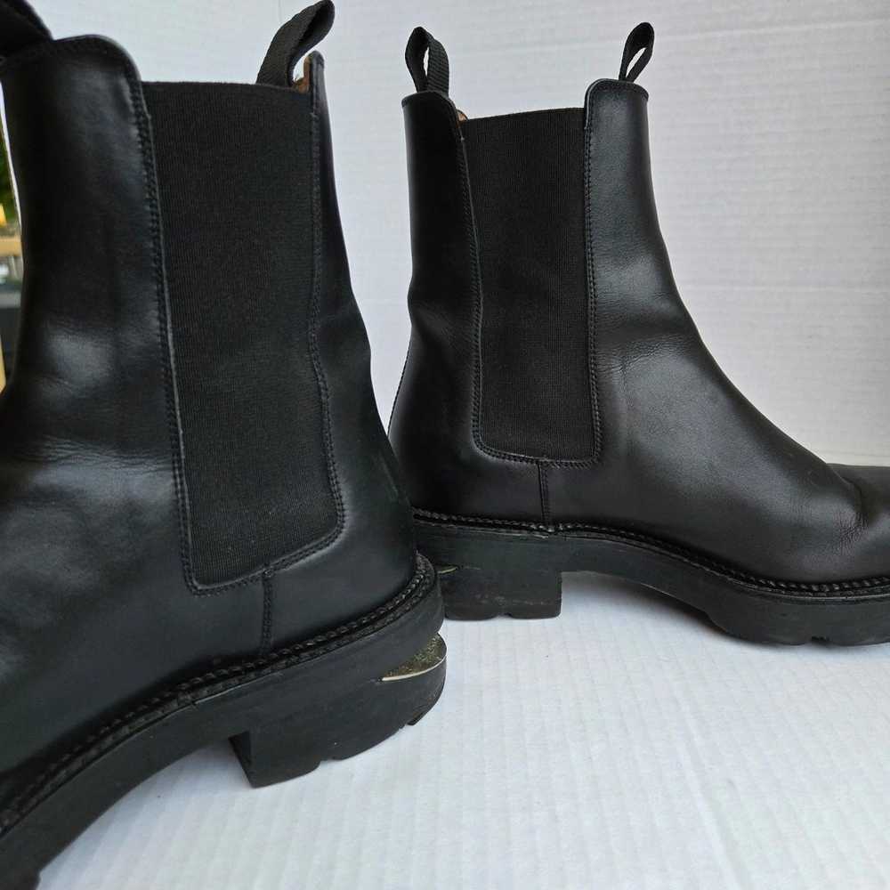 Alexander Wang black leather Chelsea boot size 36… - image 5