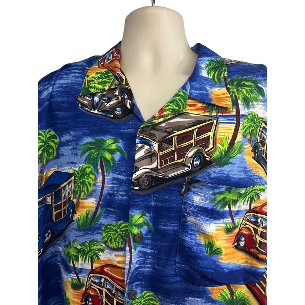 Pineapple Connection Blue All Over Print Hawaiian… - image 4