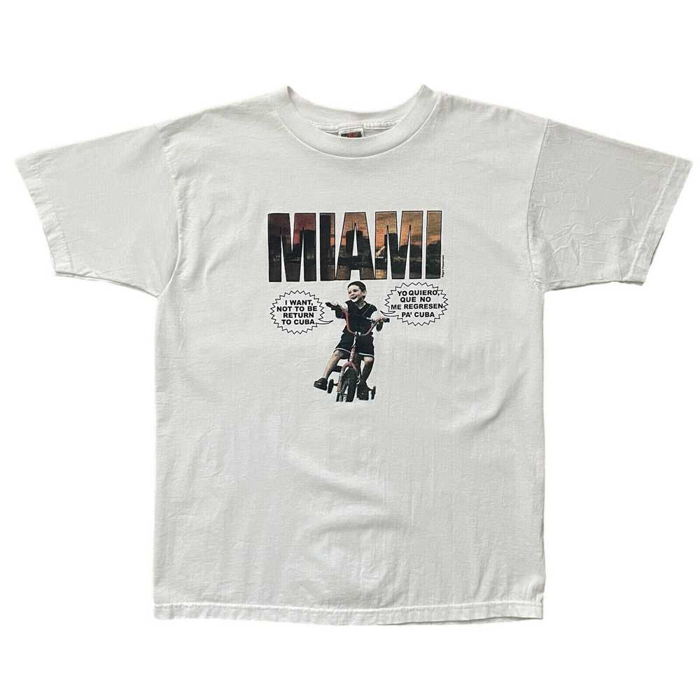 Vintage Vintage Elian Gonzalez T-Shirt Size Large… - image 2