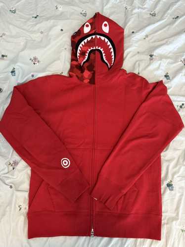 Bape Color Camo Shark Full Zip Hoodie