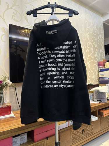 Vetements vetements definition hoodie