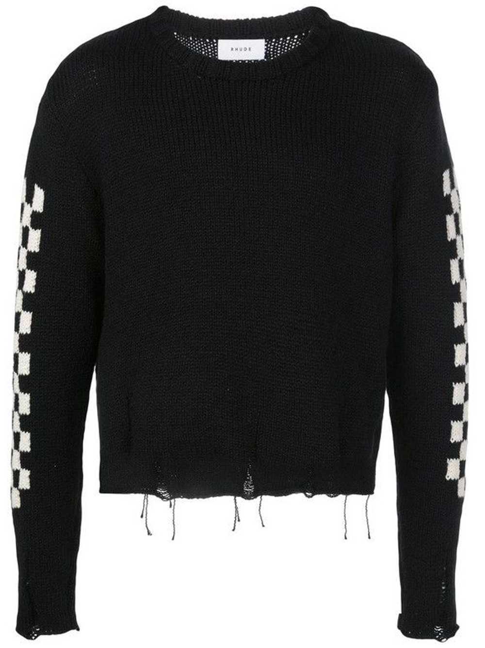 Rhude Rhude Rhacer hand knit sweater - image 1